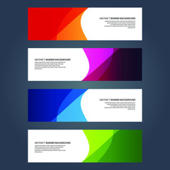 Fototapeta premium Vector Abstract design banner web template