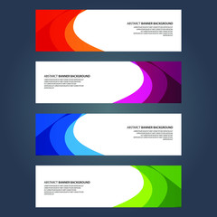 Vector Abstract design banner web template