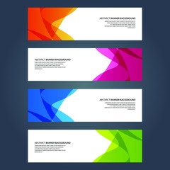 Fototapeta premium Vector Abstract design banner web template