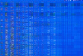 Glitch vhs blue noise abstract, distortion signal.
