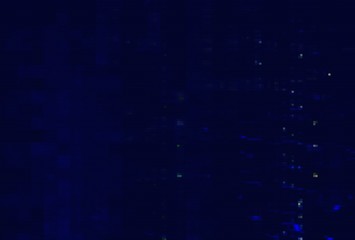 Glitch vhs blue noise abstract, distortion interference.