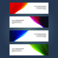 Vector Abstract design banner web template
