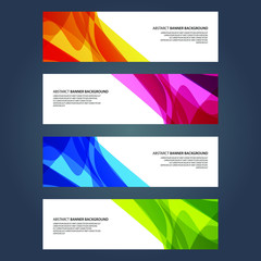 Fototapeta premium Vector Abstract design banner web template
