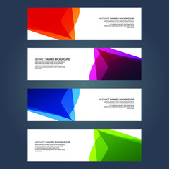 Vector Abstract design banner web template