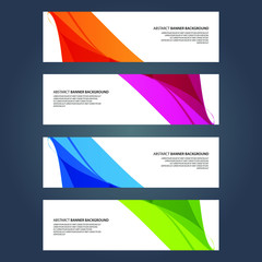 Vector Abstract design banner web template