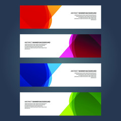 Vector Abstract design banner web template