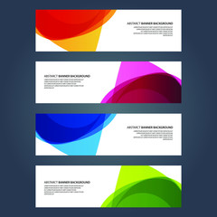 Fototapeta premium Vector Abstract design banner web template