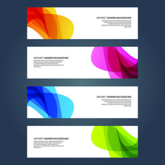 Fototapeta premium Vector Abstract design banner web template