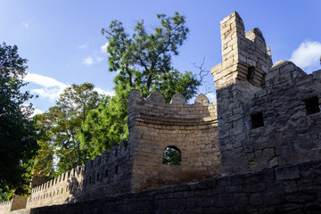 Obraz premium Icheri Sheher, Old Town Baku. Historic city center at capital of Azerbaijan.
