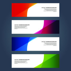 Vector Abstract design banner web template