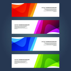 Fototapeta premium Vector Abstract design banner web template