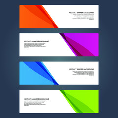 Fototapeta premium Vector Abstract design banner web template