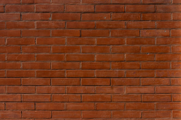 Texture brick wall of red color