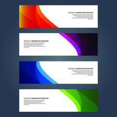 Fototapeta premium Vector Abstract design banner web template