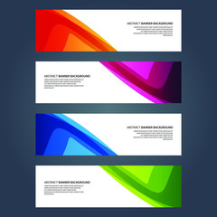 Vector Abstract design banner web template