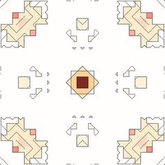 Contour pattern abstract background design, adult geometric.