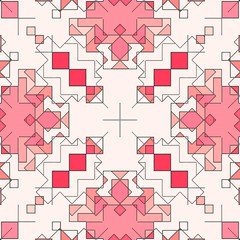 Contour pattern abstract background design, drawn hand.