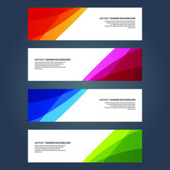 Fototapeta premium Vector Abstract design banner web template