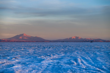 Salar de Uyuni Bolivia, con cielo al infinito