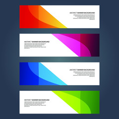 Vector Abstract design banner web template