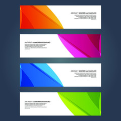 Vector Abstract design banner web template