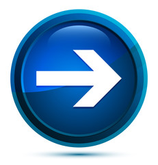 Next arrow icon elegant blue round button illustration