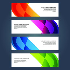 Vector Abstract design banner web template