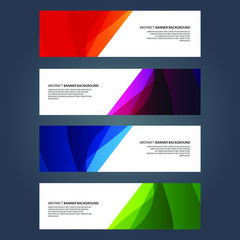 Vector Abstract design banner web template