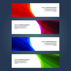 Vector Abstract design banner web template
