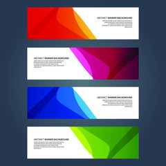 Fototapeta premium Vector Abstract design banner web template