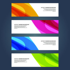 Fototapeta premium Vector Abstract design banner web template