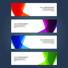 Fototapeta premium Vector Abstract design banner web template