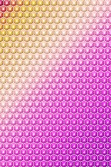 Hexagon cube pattern cover geometric, square template.