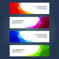 Fototapeta premium Vector Abstract design banner web template