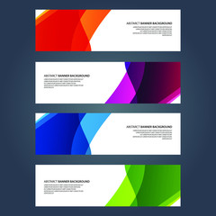 Fototapeta premium Vector Abstract design banner web template