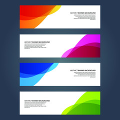 Vector Abstract design banner web template