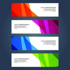 Fototapeta premium Vector Abstract design banner web template