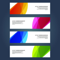 Fototapeta premium Vector Abstract design banner web template