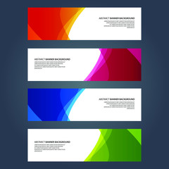 Vector Abstract design banner web template