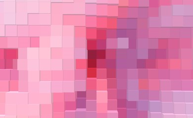 Abstract cube 3d extrude background, graphic digital.