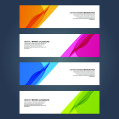 Fototapeta premium Vector Abstract design banner web template