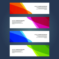 Fototapeta premium Vector Abstract design banner web template