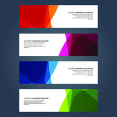 Vector Abstract design banner web template