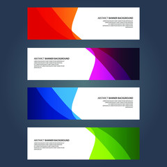 Vector Abstract design banner web template
