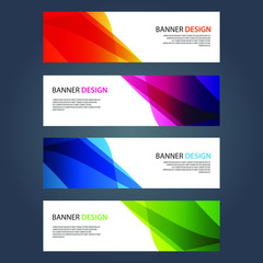 Vector Abstract design banner web template