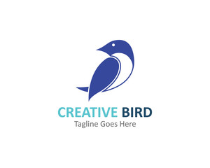 Creative logo design Bird vector template icon