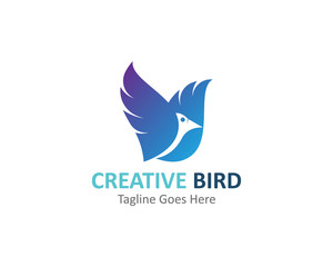 Creative logo design Bird vector template icon