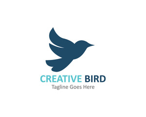 Creative logo design Bird vector template icon