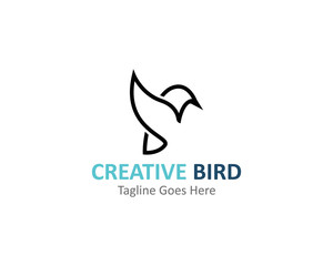 Creative logo design Bird vector template icon