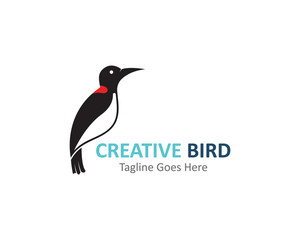 Creative logo design Bird vector template icon